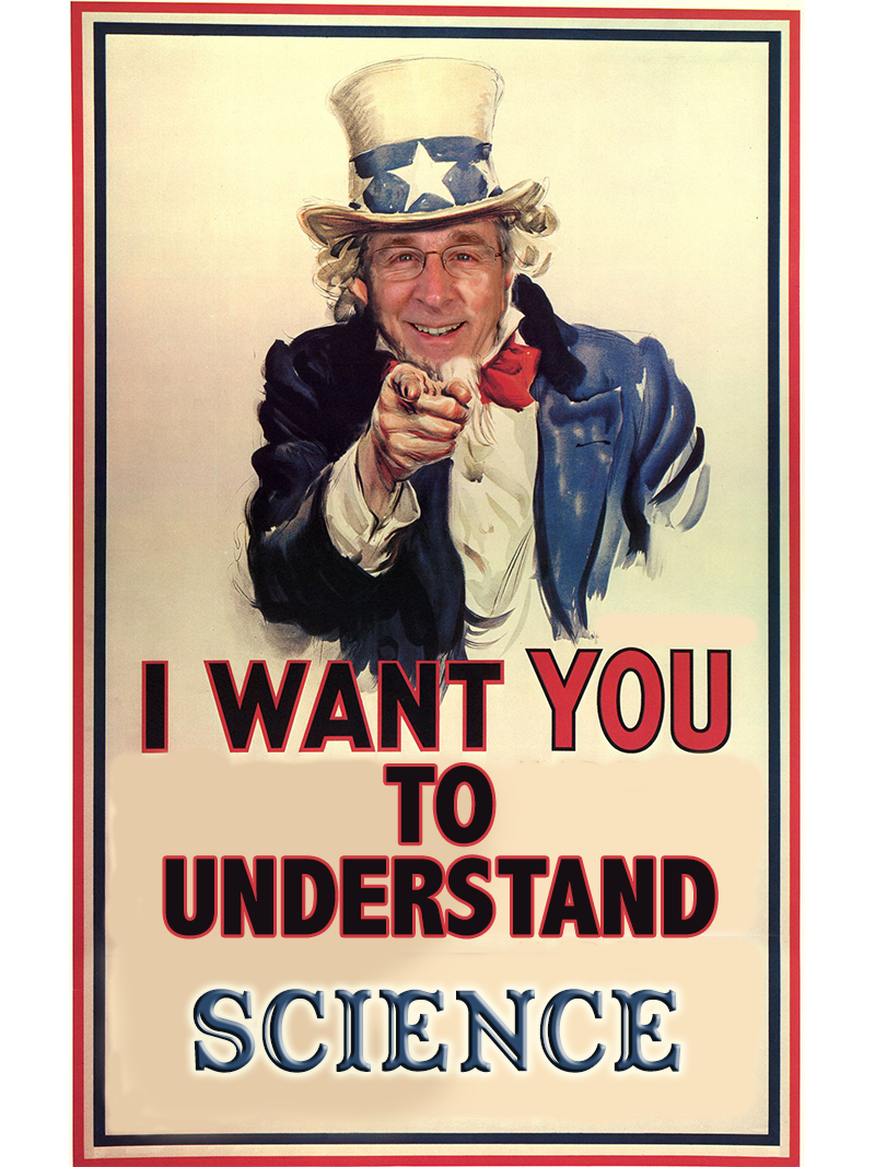 Eddie Goldstein | Uncle Sam Poster about Keynote Address on Understanding Science